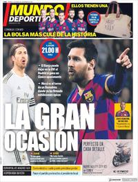 Portada Mundo Deportivo 2020-03-01