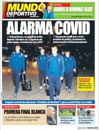 Portada Mundo Deportivo 2020-11-03