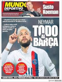 Portada Mundo Deportivo 2020-05-04