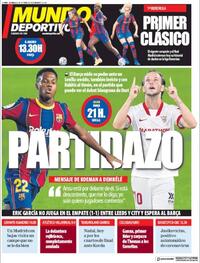 Portada Mundo Deportivo 2020-10-04