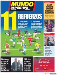 Portada Mundo Deportivo 2020-05-05