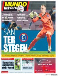 Portada Mundo Deportivo 2020-11-05