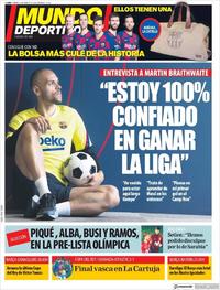 Portada Mundo Deportivo 2020-03-06