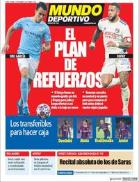 Portada Mundo Deportivo 2020-11-06