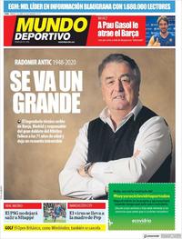 Portada Mundo Deportivo 2020-04-07