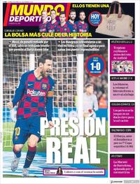 Portada Mundo Deportivo 2020-03-08