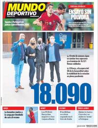 Portada Mundo Deportivo 2020-10-08