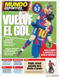 Portada Mundo Deportivo 2020-11-08
