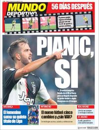 Portada Mundo Deportivo 2020-05-09