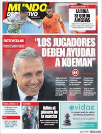 Portada Mundo Deportivo 2020-11-12