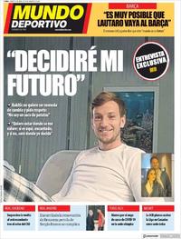 Portada Mundo Deportivo 2020-04-13