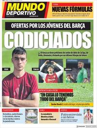 Portada Mundo Deportivo 2020-04-14