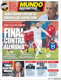 Portada Mundo Deportivo 2020-11-15