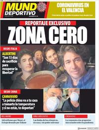 Portada Mundo Deportivo 2020-03-16
