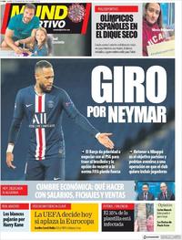 Portada Mundo Deportivo 2020-03-17
