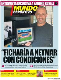 Portada Mundo Deportivo 2020-04-20