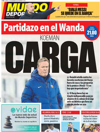 Portada Mundo Deportivo 2020-11-21