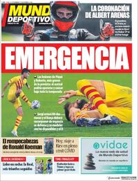 Portada Mundo Deportivo 2020-11-23