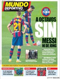 Portada Mundo Deportivo 2020-11-24