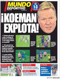 Portada Mundo Deportivo 2020-10-25