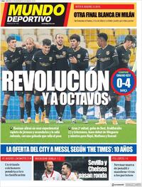 Portada Mundo Deportivo 2020-11-25