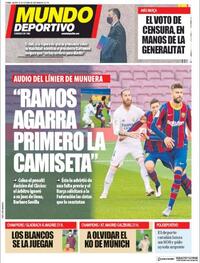 Portada Mundo Deportivo 2020-10-27