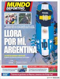 Portada Mundo Deportivo 2020-11-27