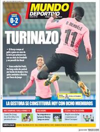 Portada Mundo Deportivo 2020-10-29