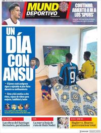 Portada Mundo Deportivo 2020-03-30