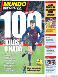 Portada Mundo Deportivo 2020-04-30