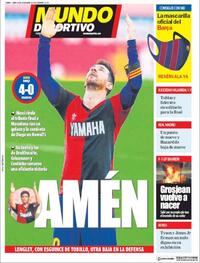Portada Mundo Deportivo 2020-11-30