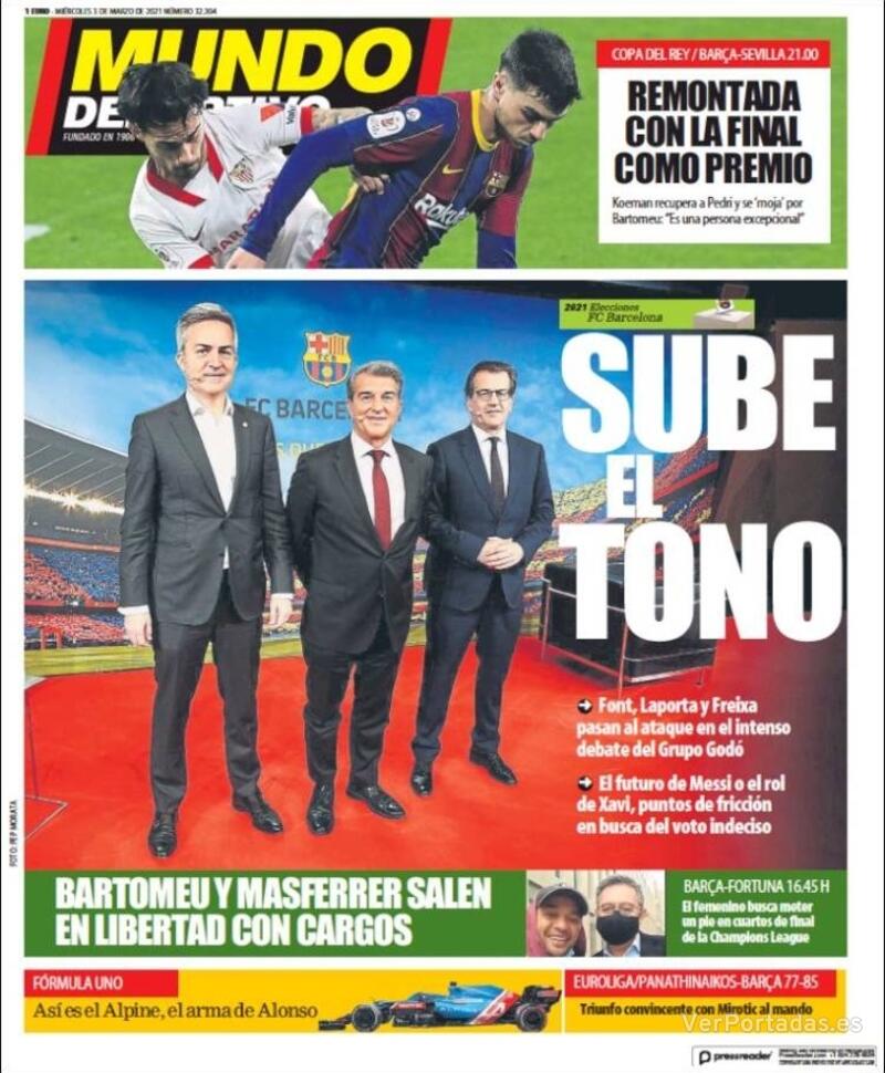 Portada Superdeporte 2021-03-03