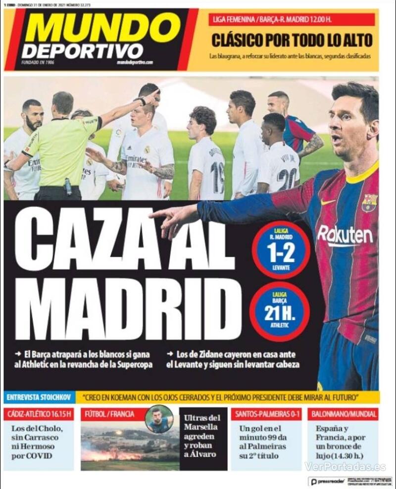 Portada Superdeporte 2021-01-31