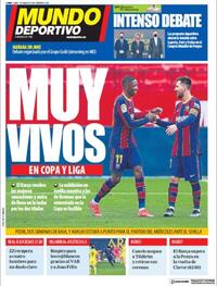 Portada Mundo Deportivo 2021-03-01