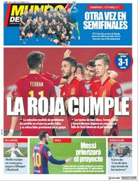 Portada Mundo Deportivo 2021-04-01