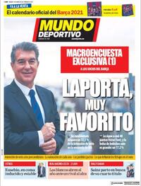 Portada Mundo Deportivo 2021-01-02