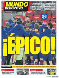 Portada Mundo Deportivo 2021-03-04