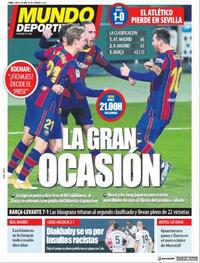 Portada Mundo Deportivo 2021-04-05