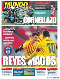 Portada Mundo Deportivo 2021-01-07