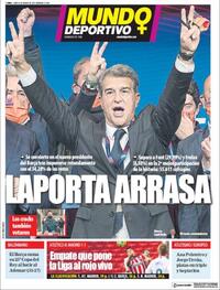 Portada Mundo Deportivo 2021-03-08