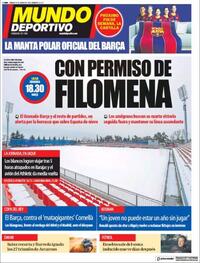 Portada Mundo Deportivo 2021-01-09