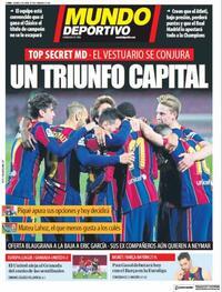 Portada Mundo Deportivo 2021-04-09
