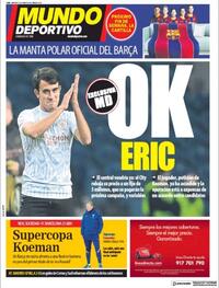 Portada Mundo Deportivo 2021-01-13