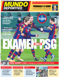 Portada Mundo Deportivo 2021-02-13