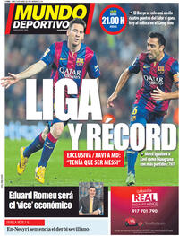 Portada Mundo Deportivo 2021-03-15