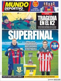Portada Mundo Deportivo 2021-01-17