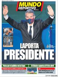 Portada Mundo Deportivo 2021-03-18