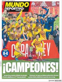 Portada Mundo Deportivo 2021-04-18