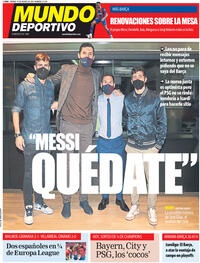 Portada Mundo Deportivo 2021-03-19