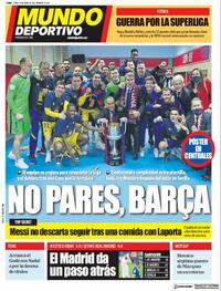 Portada Mundo Deportivo 2021-04-19